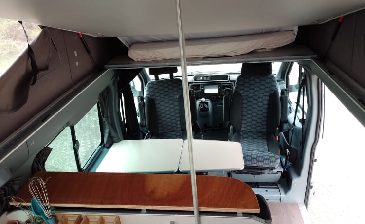 Bus Bertha  – Compacte Ford camperbus uit 2012