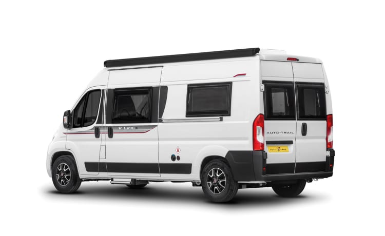 Vehicle 3 – Surprisingly roomy 2023 V Line 669S campervan for touring and festivals 