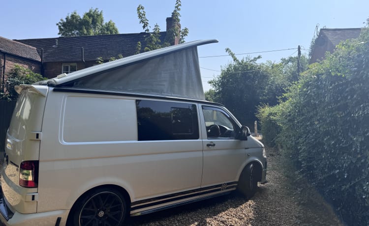 4 berth Volkswagen campervan from 2009