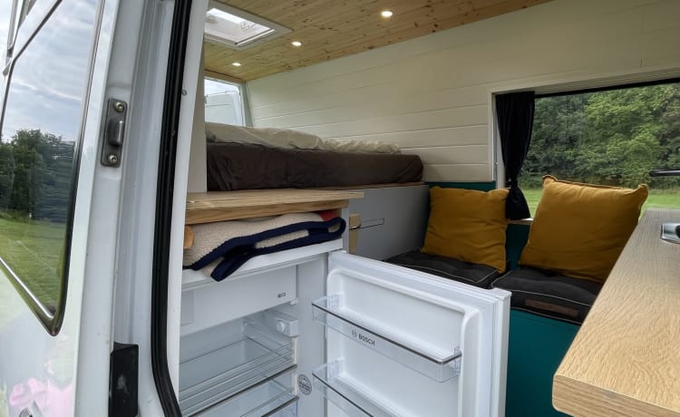 Bianca – Atmospheric, adventurous bus camper for 2 people