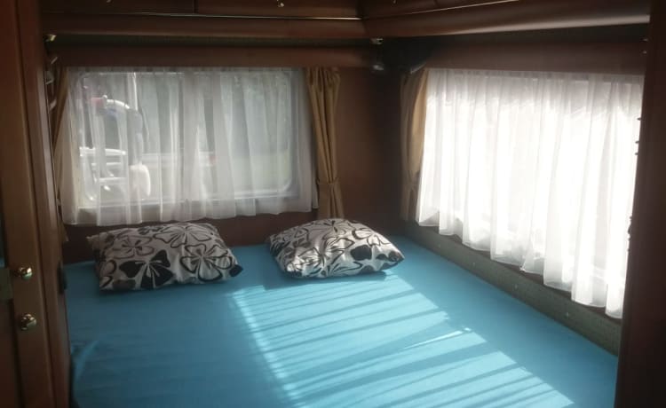 Beautiful camper for rent! With a fixed bed and fully furnished!