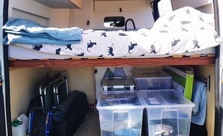 Bustave YFL – Cozy DIY van Ford Transit