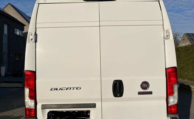 Fiat Ducato buscamper voor 2/3 personen en mogelijkheid extra babybed 