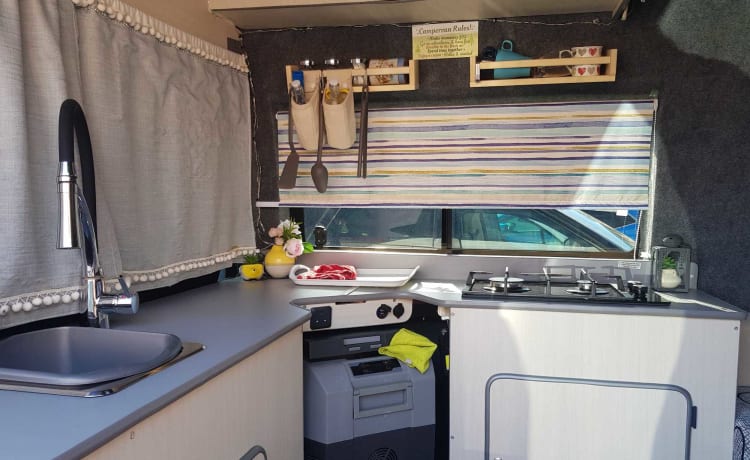 Noxolo ......"Lady of Peace" – 2/3 berth Versatile Campervan. Our Roadside room with a view.