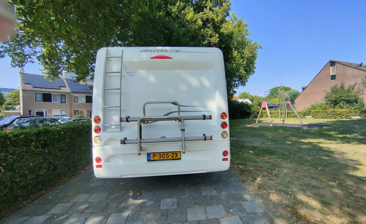 Fleurette – 4 p. Citroën from 2009 with google TV chromecast, mifi router