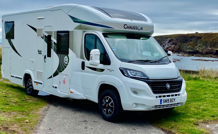 Flora (The Explorer) – Motorhome Hire in the Heart of the Moray Coast