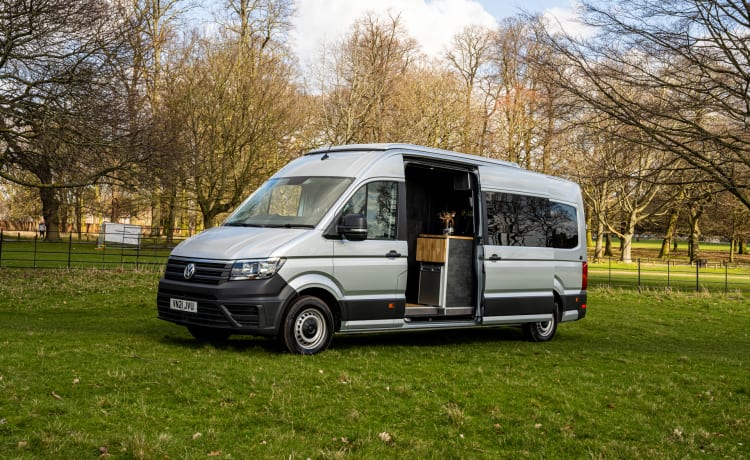 silver fox – Volkswagen Campervan mit 4 Schlafplätzen ab 2021