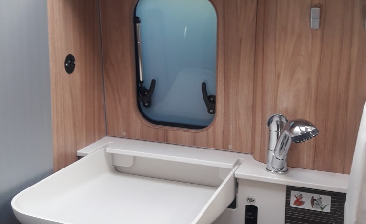 Meuble avec lavabo intégré et autonome camping car - Équipement caravaning