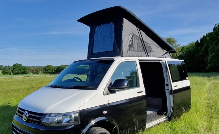 Pando  – VW T5 campervan 4 birth with deisel heater