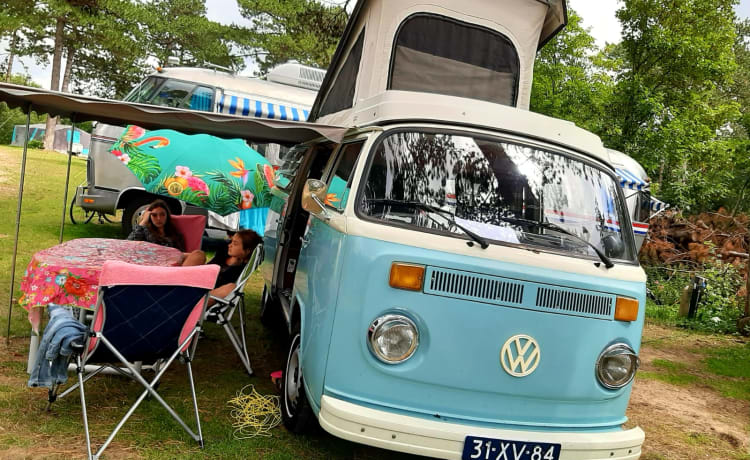 Brum – Volkswagen T2 bleu bébé avec 6 cylindres