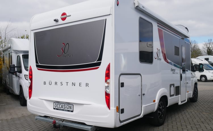 Bürstner Ixeo 734 '30 Edition, Queensbed, Hefbed!!!