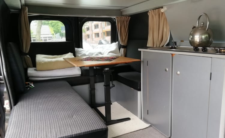 Een comfortabele en compacte Renault Trafic.