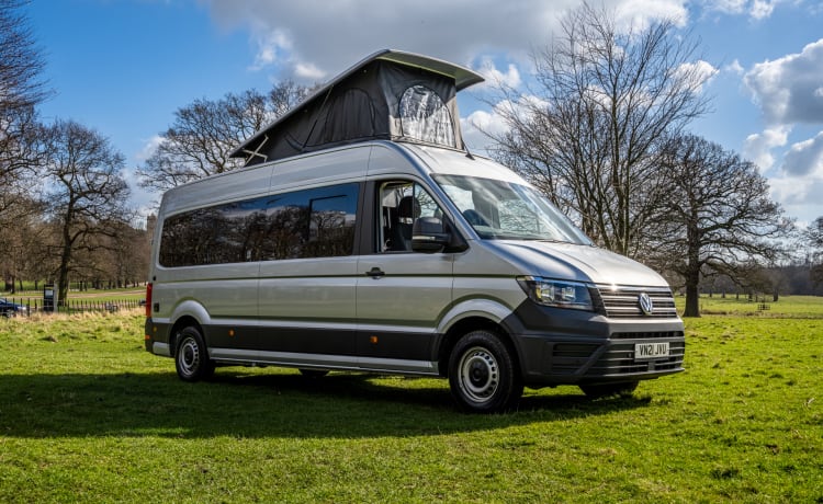 silver fox – Volkswagen Campervan mit 4 Schlafplätzen ab 2021