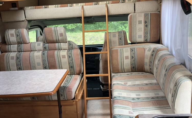 Unico 8 pers. camper con garage XXXL su guida C.