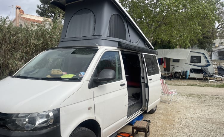 Morag – CAMPERVAN VW T5 LWB (PICK-UP À ÉDIMBOURG)