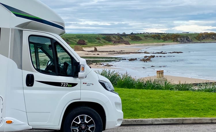 Flora (The Explorer) – Motorhome Hire in the Heart of the Moray Coast