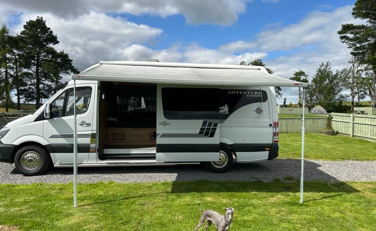 Camper Mercedes-Benz con 4 posti letto del 2015