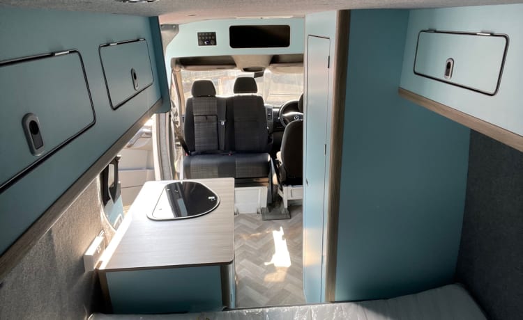 mercy – Nuova costruzione 2 posti letto Mercedes Benz Campervan 3 posti con cintura