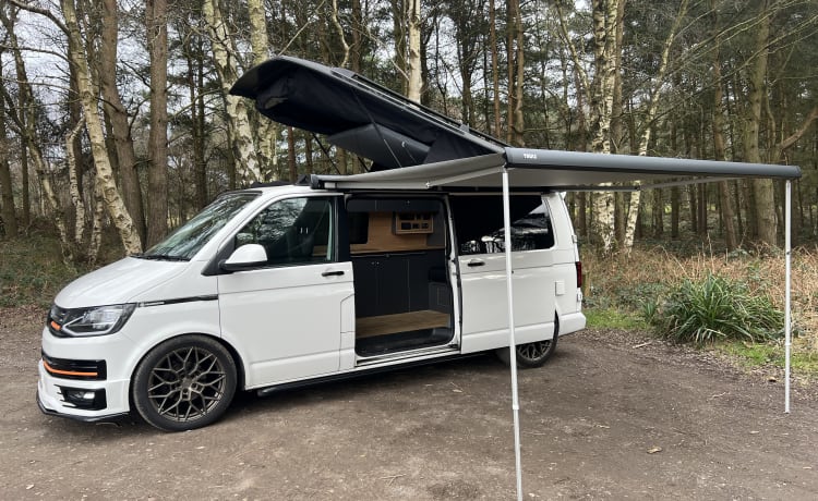 4 berth Volkswagen campervan from 2016