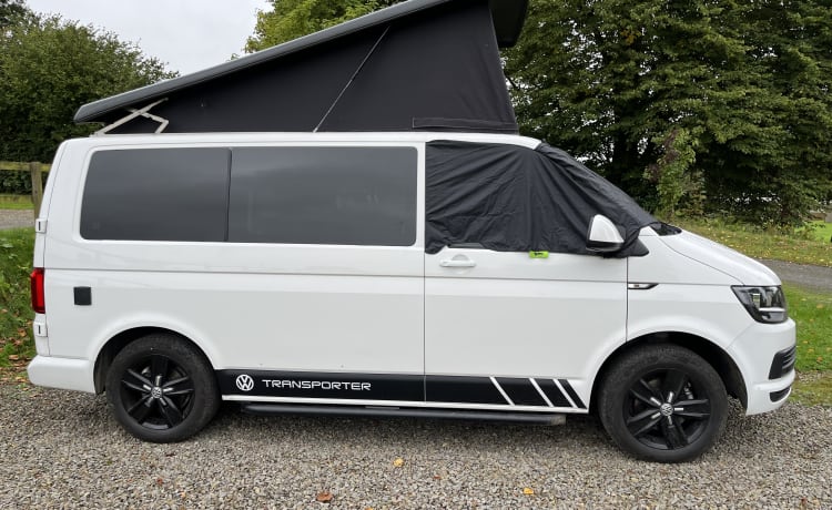 Barry – 4-persoons Volkswagen campervan uit 2018