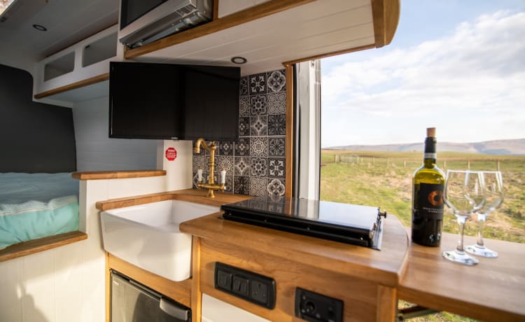 Mini Beast – Luxe camper met 2 slaapplaatsen