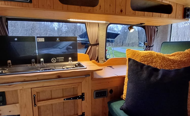 Wee Mitsy  – Cozy 2berth Mitsubishi Delica campervan from 2003