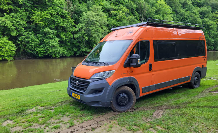 Camper autobus Fiat Ducato da 5 persone (costruito nel 2017) (costruito nel 2023)