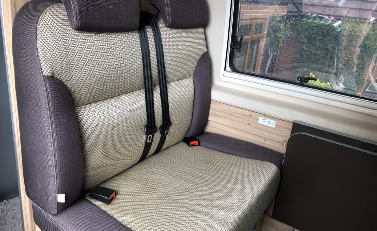 The Van – 4 berth Hymer campervan from 2018