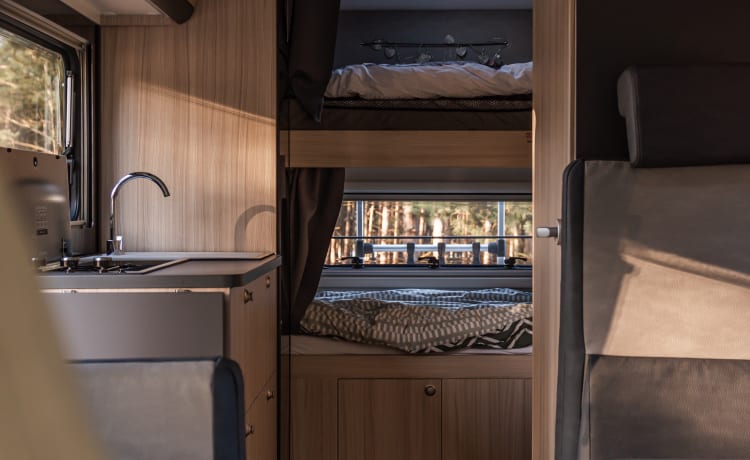 Spacious new family camper