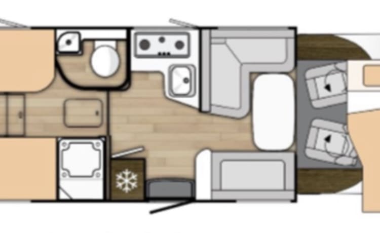 Familie Camper – Fully equipped Benimar Cocoon 463