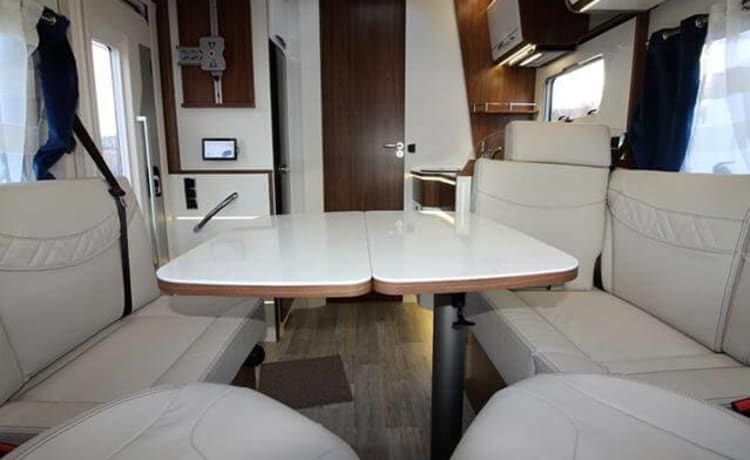 I am renting my Pilote P 726 motorhome; comfortable, family