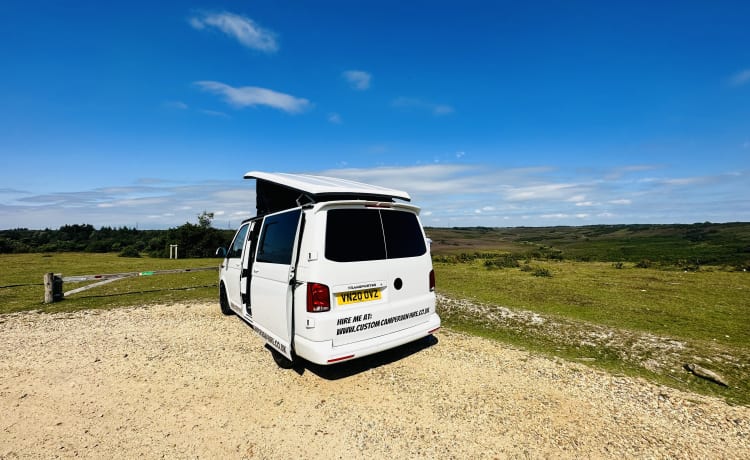 4 berth Volkswagen Transporter campervan from 2020