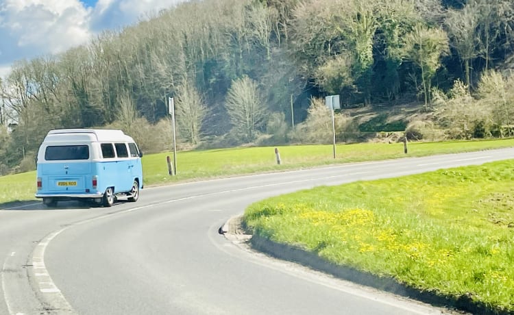 Scooby – Scooby - VW Brasilianischer T2 mit 4 Schlafplätzen