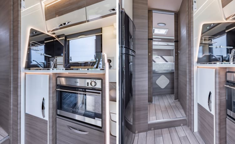 Luxury 4 p McLouis integral camper from 2023