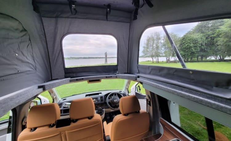 Jeff – 6-persoons Volkswagen campervan uit 2018