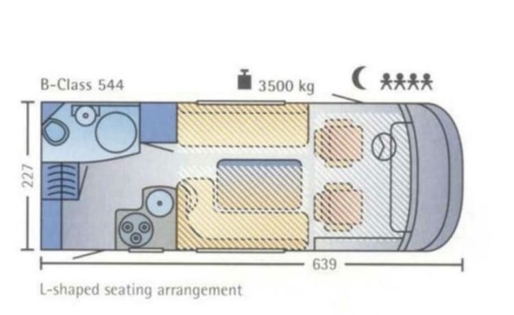 Dolores – 5p Hymer integrated from 2004