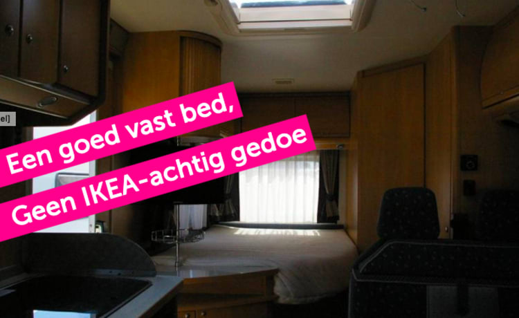 A reliable and cozy 4-5-6 person camper for the best holiday