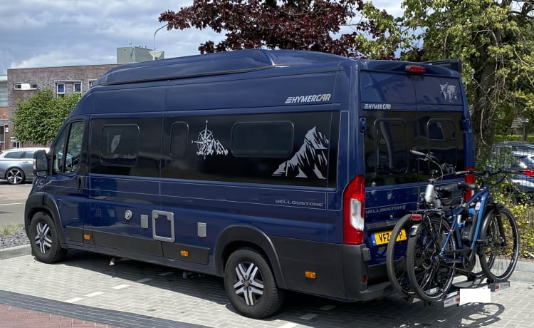 Fiat Hymercar Emmen  – Camping Car Bus Très Luxueux Avec Toit Couché (4 pers)