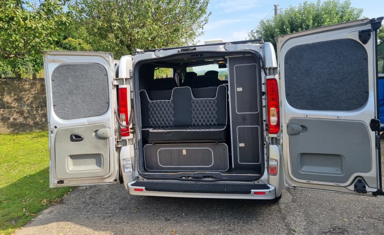 Solaire, réfrigérateur, etc. - Camping-car Vauxhall Vivaro 2 places 2014