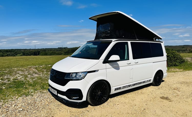 4 berth Volkswagen Transporter campervan from 2020