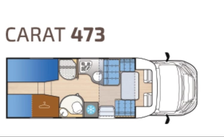 Carat 2022 – Luxuriöses 5-Personen McLouis Karat Semi-Integral Modell 2022