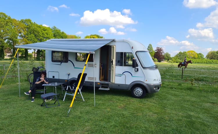 4p integral Hymer with Fiat chassis from BJ2000 type B534