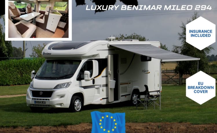 Lusso moderno 4 posti letto Benimar Motor Home