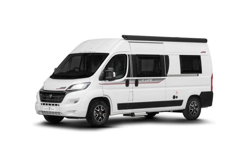 Vehicle 3 – Surprisingly roomy 2023 V Line 669S campervan for touring and festivals 