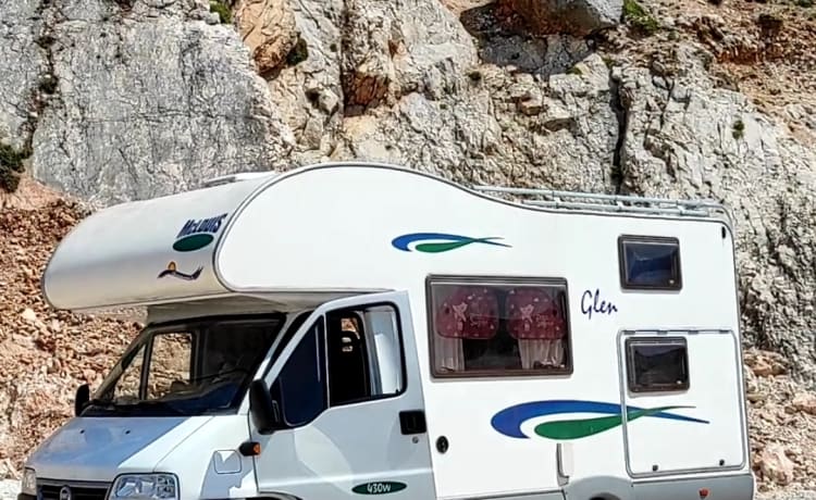 Gianni  – Camper Fiat ducato Mc Louis Alkoof