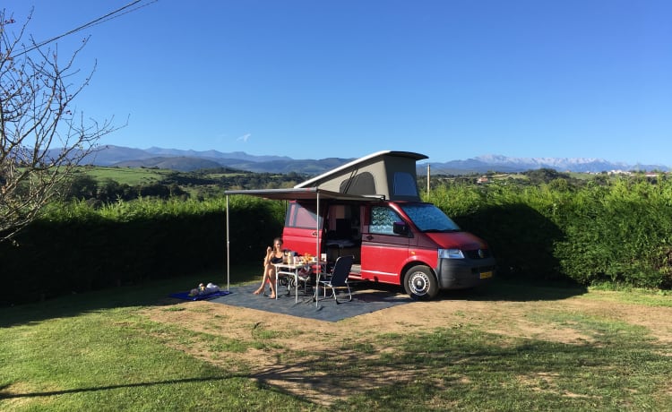 Volledig uitgeruste VW camper