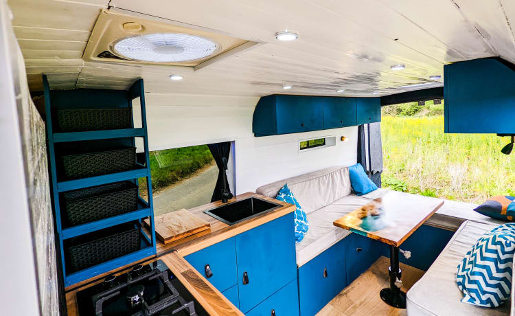 Tommy – Beautiful Ford transit conversion - fold out bed