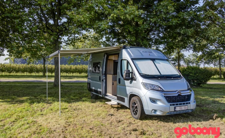 CamperVan 924 – Clever Vario Kids, 2 of 4 slaapplaatsen, splinternieuw, stille motor !    