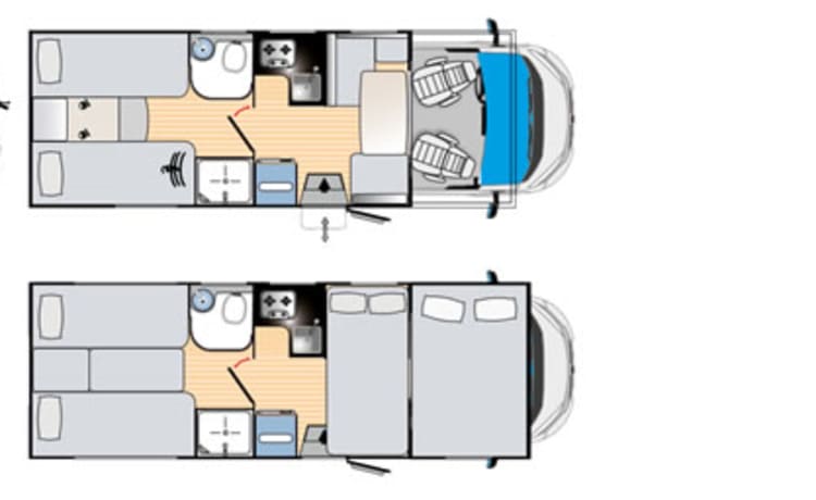 De Alkoof – Super camper with 5 fixed beds! (2018)