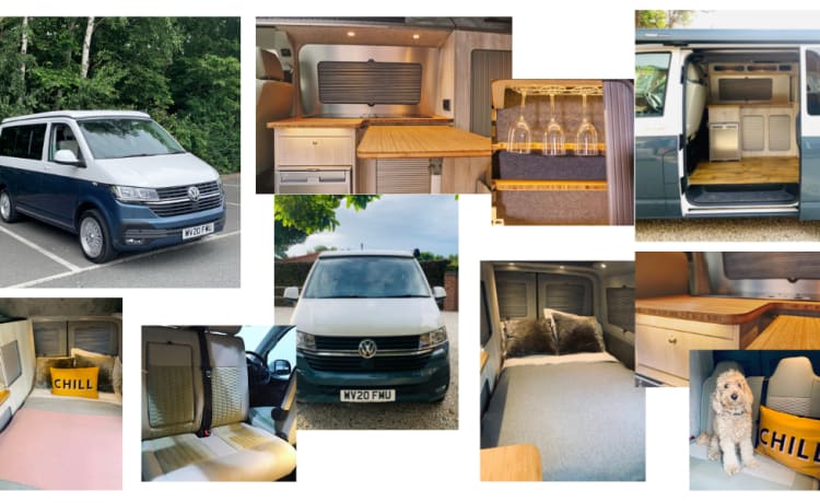 Boris – Luxe 4-persoons T6 VW-camper met pop-top